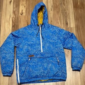 Kavu Blue Patterned Down Jacket